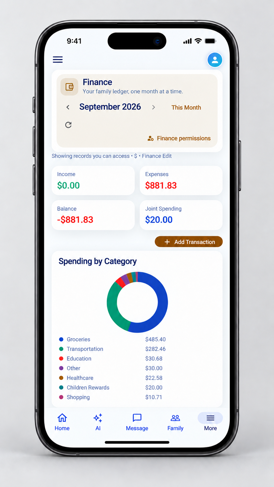 Budget app for couples preview